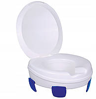 Медицинская накладка повышение на сиденье унитаза туалета 11 см Herdegen Clipper III + крышка