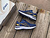 Чоловічі спортивні кросівки Asics Gel-Nimbus 22 Blue Gold сині із золотим, фото 10