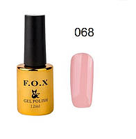 Гель-лак F.O.X Gel Polish Gold Pigment 068 персиково-бежевий 12 мл