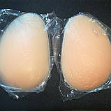 Силіконові сідниці самоклейні ХЛ 1,5-2 см товщина, силіконовий пушап. Силіконова попа, накладна попа, фото 2