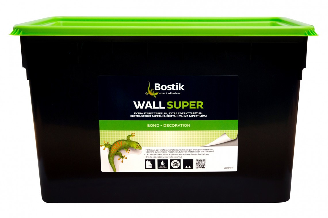 Клей готовый для стеклохолста и обоев Бостик 76 Супер Bostik Wall Super 76 15л - фото 1 - id-p984542749