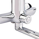 Змішувач (черн) для ванни Qtap Arena CRM 005 New одноважільний латунний хром, фото 2