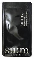 Киснева детокс-маска з чорним вугіллям Su:m 37 Bright Award Bubble De Mask Pack Black 5 мл