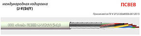 Кабель ПСВЕВ (J-Y(ST)Y) 4Х0.4 мм