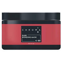 Тонирующая бондинг-маска "Тёмный русый экстра красный" SCHWARZKOPF Chroma ID Bonding Color Mask 6-88 250 мл