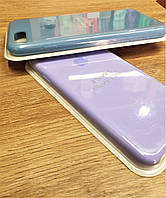 Чохол на Iphone 8 plus(Синій, Blue)Silicone case накладка на бампер силіконовий з підкладкою всередині