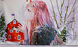 150х90 см 1150 грн ZERO TWO Зеро Ту Рушник пляжний аніме принт Darling in the FranХХ Милий у Франксі махрів, фото 3