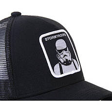 Кепка Бейсболка Тракер з сіткою Goorin Brothers Star Wars Зоряні Війни з Stormtrooper Чорна, фото 4