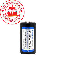 Аккумулятор Li-ion с защитой KEEPPOWER RCR123 650mAh 3.7V (16340) Длина - 34мм!!!