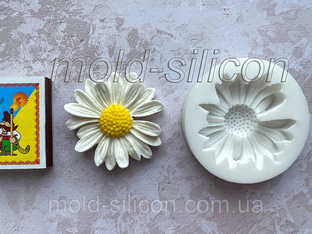 Силиконовый молд "Ромашка 4", фото 1