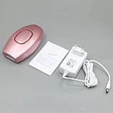 Фотоепілятор домашній. MEDSET PiPi-рожевий F1 600000 спалахів IPL, фото 2