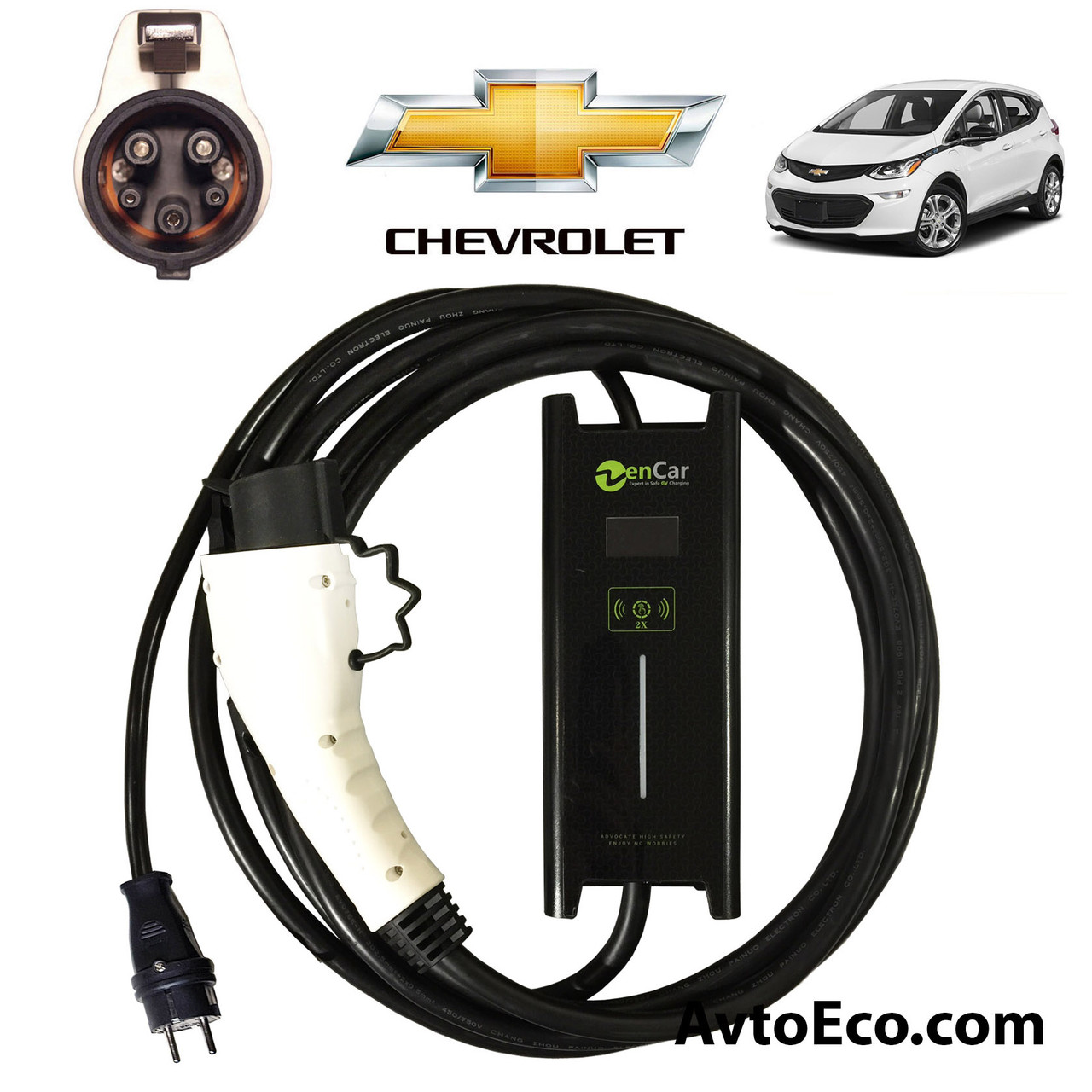 Зарядний пристрій для електромобіля Chevrolet Bolt Zencar-J1772-16A