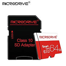 Карта Micro SD MICRODRIVE 64GB