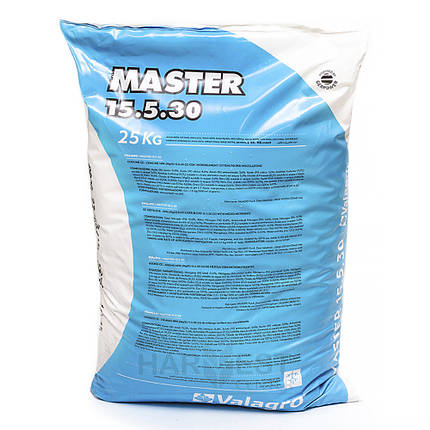 Добриво Майстер 15.5.30 (Master 15.5.30) Valagro 25кг, фото 3