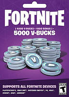 Fortnite 5000 В-баксов 4000 + 1000 V-BUCKS Nintendo Switch