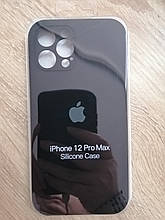 Чохол для iPhone 12 Pro Max Silicone Case Black