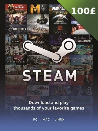 Код Активации Steam Gift Card (Стим) на 100 GBP UK-регион — Купить ...