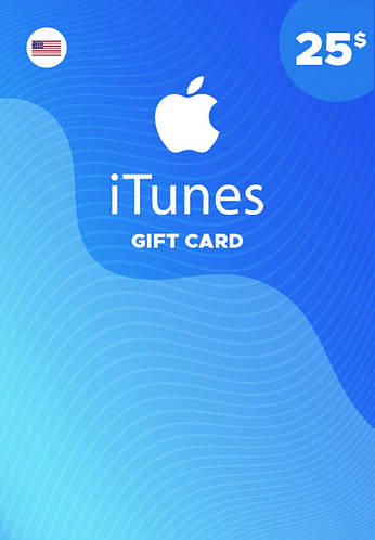 Купить Подарочная карта iTunes Apple / App Store Gift Card 25 usd US ...