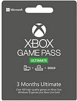 Xbox Game Pass Ultimate - 3 месяця (Xbox One/Series и Windows 10) подписка для всех регионов и стран