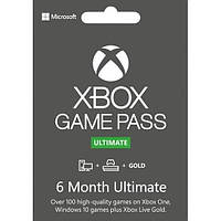 Xbox Game Pass Ultimate - 6 месяцев (Xbox One/Series и Windows 10)подписка для всех регионов и стран