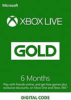 Xbox Live Gold - 6 месяцев Xbox 360/One/Series подписка для всех регионов и стран