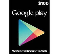 Электронный ключ Гугл Плэй / Google Play Gift Card пополнение бумажника счета своего аккаунта на сумму 100