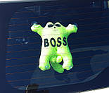 Кот Саймон Boss у машину на скло іграшка на присосках - подарунок шефу, босу, начальнику, фото 4
