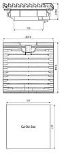 Вентилятор із фільтром щитовий тип NTL-FFL-204, 230VAC, фото 3