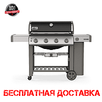 Газовый гриль Weber GENESIS II E-410 GBS (62011175) Переносной складной мангал барбекю, Вебер гриль