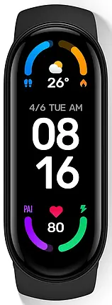 Фітнес-браслет Mi Smart Band 6 Black (XMSH15HM) (BHR4955CN), фото 2