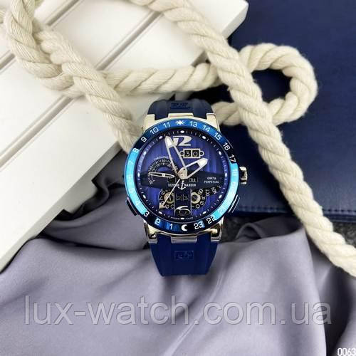 Годинник наручний Ulysse Nardin Executive El Toro GMT Perpetual Blue-Silver-Blue