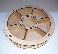 Коробки з фанери круглі. Подарункові коробки.