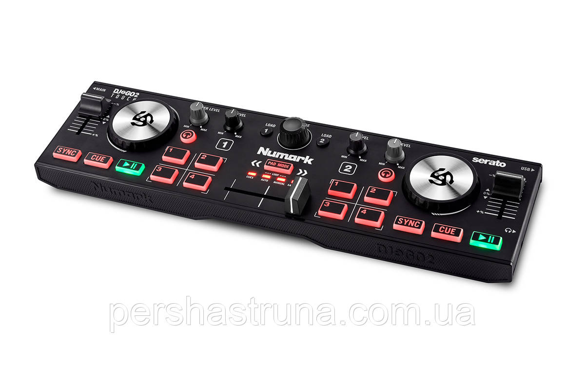 DJ контроллер NUMARK DJ2GO2 Touch - фото 4 - id-p1398771600
