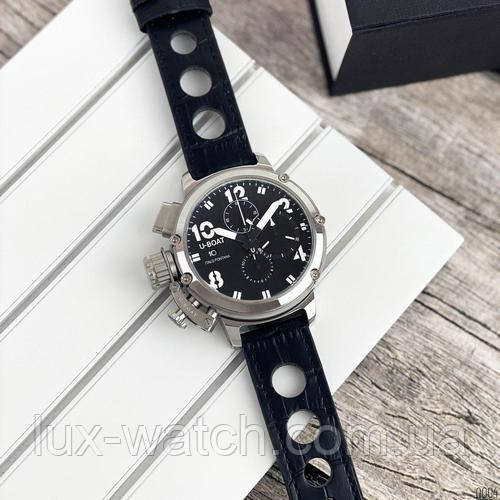 Годинник наручний U-boat Battery Black-Silver