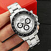 Годинник наручний Rolex Cosmograph Daytona AAA Silver-Black-White-Black, фото 2