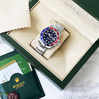 Часы наручные Rolex GMT-Master II Silver-Blue-Red