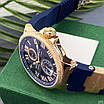 Годинник наручний Ulysse Nardin Maxi Marine AAA Gold-Blue, фото 5