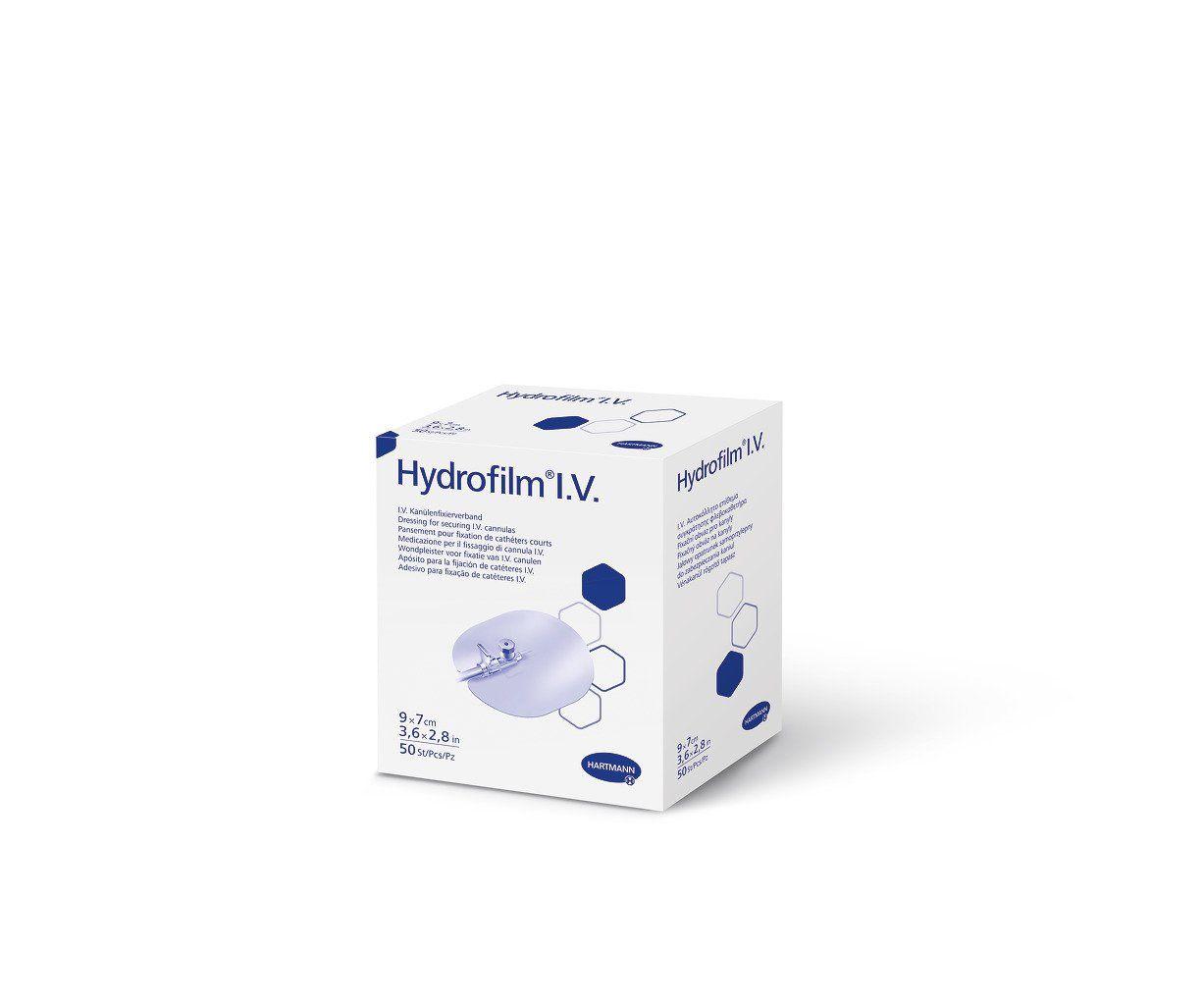 Пов’язка плівкова для фіксації канюль Hydrofilm® I.V. / Гідрофілм Ай.Ві. 9см х 7см 1шт