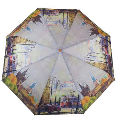 Складана парасолька Magic Rain Парасолька жіноча механічна компактна полегшена MAGIC RAIN (МЕДЖІК РЕЙН) ZMR1224-1