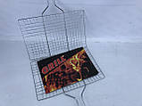 Сітка - гриль 35х22 з дерев'яною ручкою, фото 5