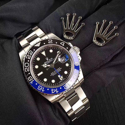 Rolex GMT Master II Silver-Black-Blue