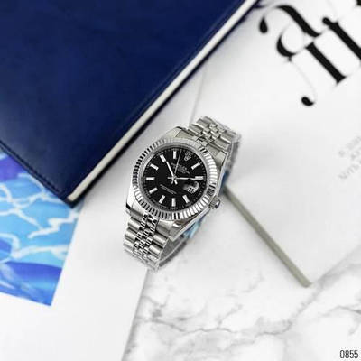 Годинник наручний Rolex Datejust Automatic Silver-Black