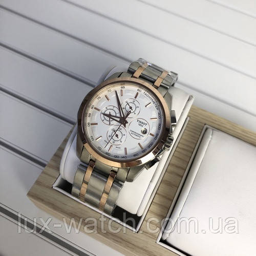 Годинник наручний Tissot LT60 Metal Automatic Silver-Cuprum-White
