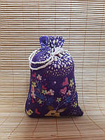 Мішечок для зберігання скребка джут фіолетовий