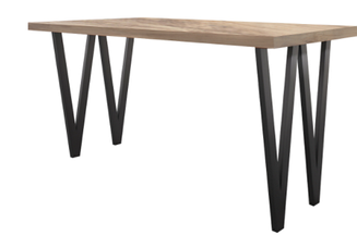 Стіл кухонний Ві-4 ноги ЛОФТ Метал-Дизайн купити в Одесі, Україні