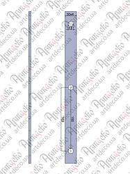 Прокат з отворами 2000х30х4 під 12 коло, крок 163 Арт 33.126