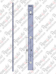 Прокат з отворами 2000х30х4 під 14 коло, крок 150 Арт 33.127