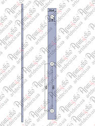 Прокат з отворами 2000х30х4 під 14 коло, крок 165 Арт 33.128