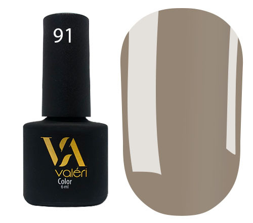 Гель-лак Vaлерi Color 091 Холодний бежевий 6 мл