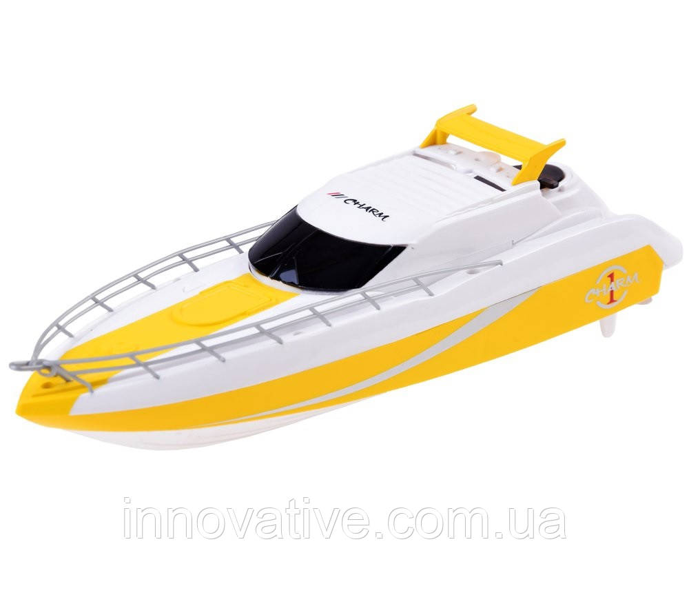Катер на радіокеруванні Sgary 1:10 Racing Boat (Біло-жовтий)